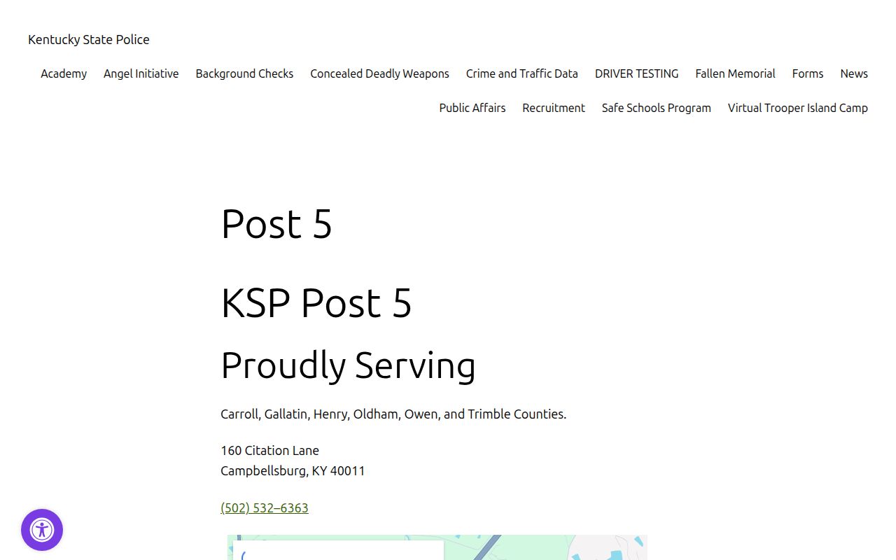 Kentucky State Police Post 5 Henry County crime news archive