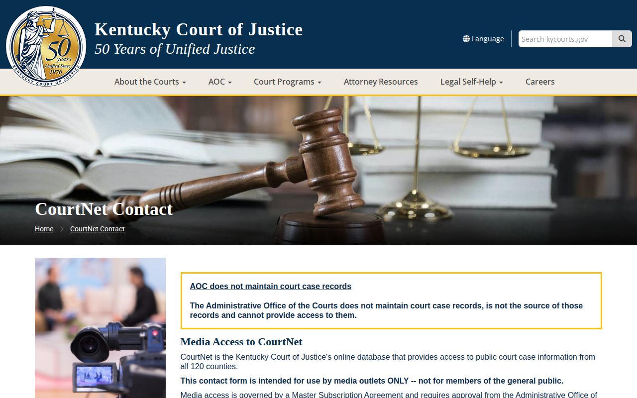 Kentucky CourtNet information for Henry County case dispositions