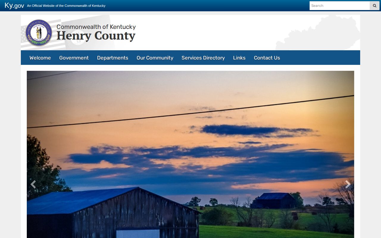 Henry County official website without a public most wanted list
