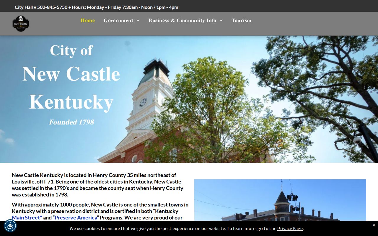 New Castle official city police and arrest record contact source